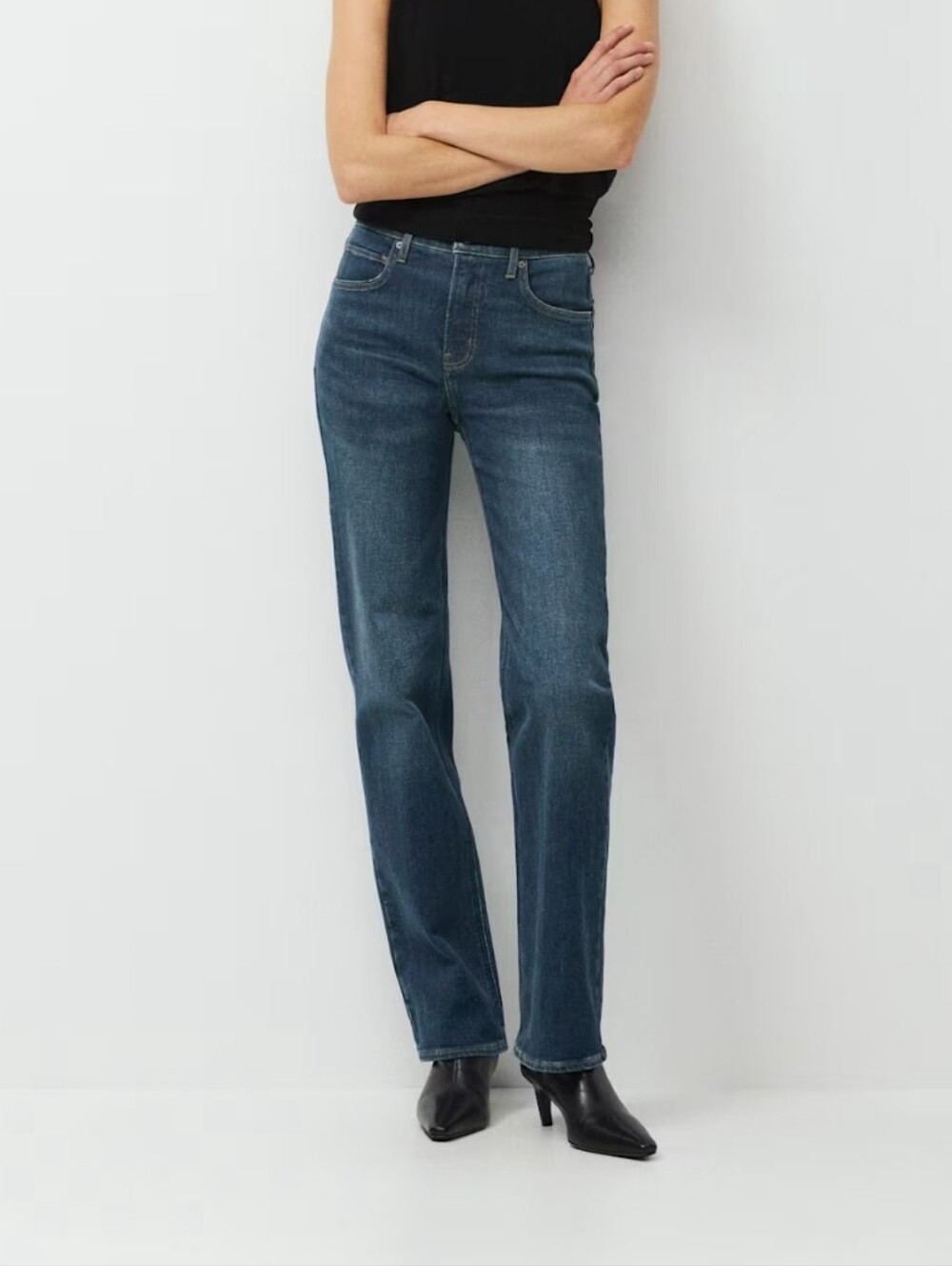 Denim Forum 90's Nina Hi-Rise Slim Straight NWOT